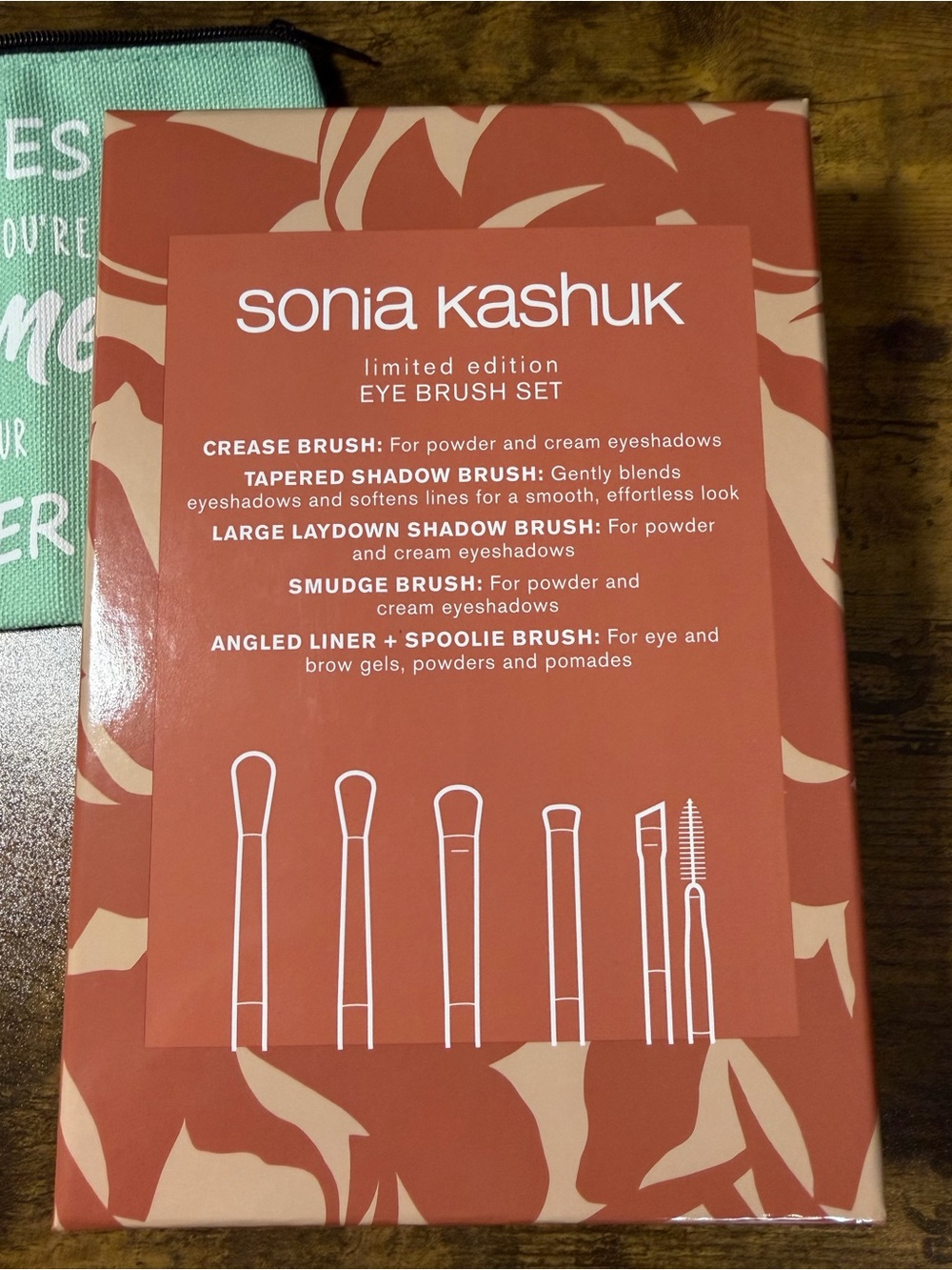 Sonia Kashuk Eye Brush Set and Cosmetic Bag Bundle. NWT - Picture 6 of 7